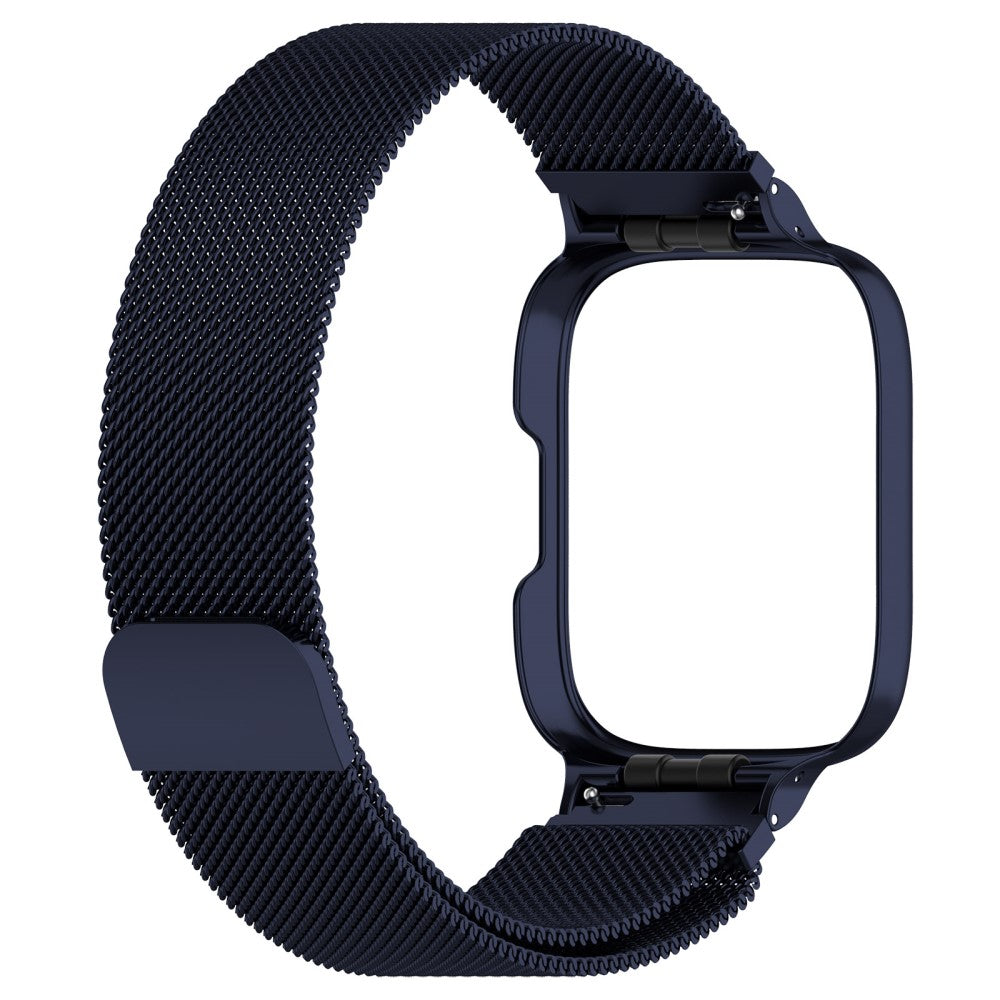 Metal Og Plastik Universal Rem passer til Xiaomi Redmi Watch 3 Active / Xiaomi Mi Watch Lite 3 - Blå#serie_4