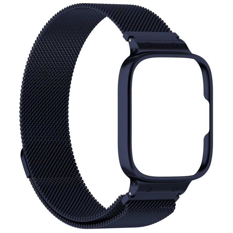 Metal Og Plastik Universal Rem passer til Xiaomi Redmi Watch 3 Active / Xiaomi Mi Watch Lite 3 - Blå#serie_4