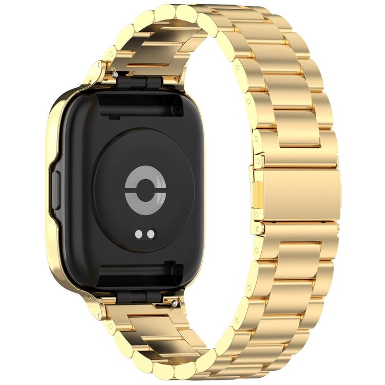 Metal Og Plastik Universal Rem passer til Xiaomi Redmi Watch 3 Active / Xiaomi Mi Watch Lite 3 - Guld#serie_2