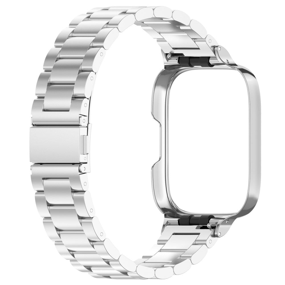 Metal Og Plastik Universal Rem passer til Xiaomi Redmi Watch 3 Active / Xiaomi Mi Watch Lite 3 - Sølv#serie_4