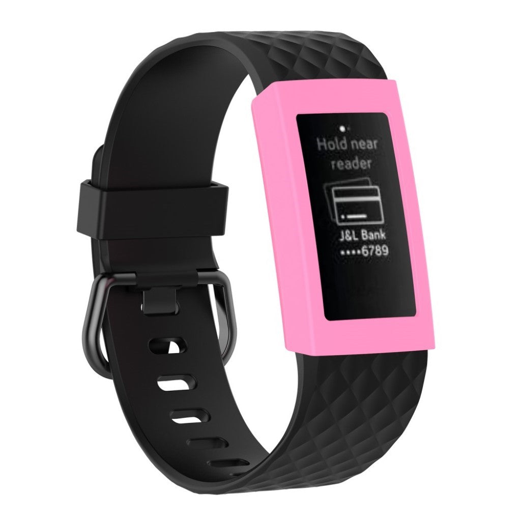 Meget Fed Fitbit Charge 3 Silikone Cover - Pink#serie_5