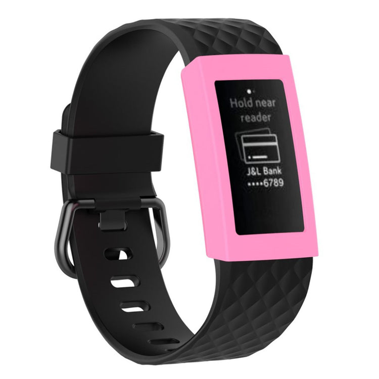 Meget Fed Fitbit Charge 3 Silikone Cover - Pink#serie_5