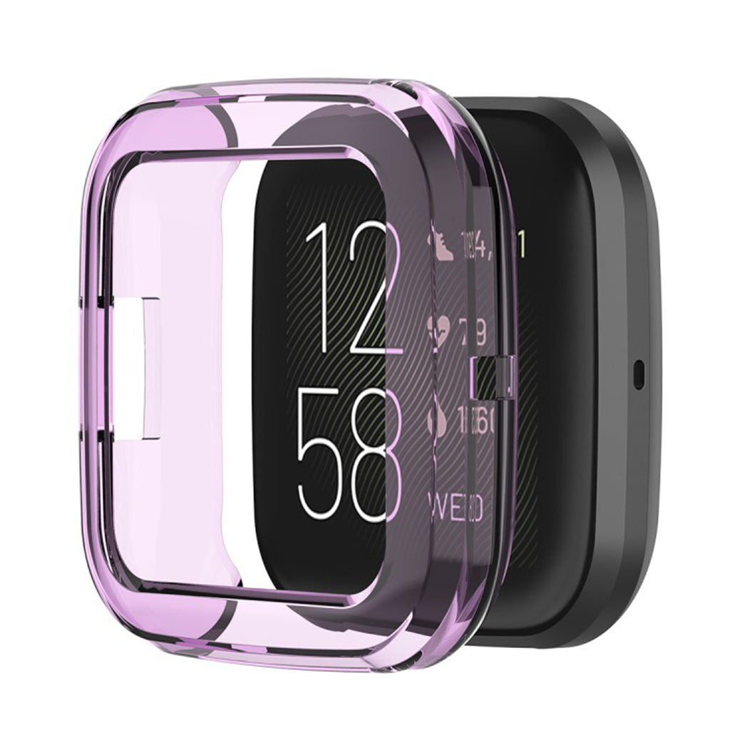 Super Godt Fitbit Versa 2 Silikone Cover - Lilla#serie_6