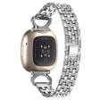 Fitbit Sense 1 / Fitbit Versa 3 Metalli Ja Strassit Yleinen Ranneke