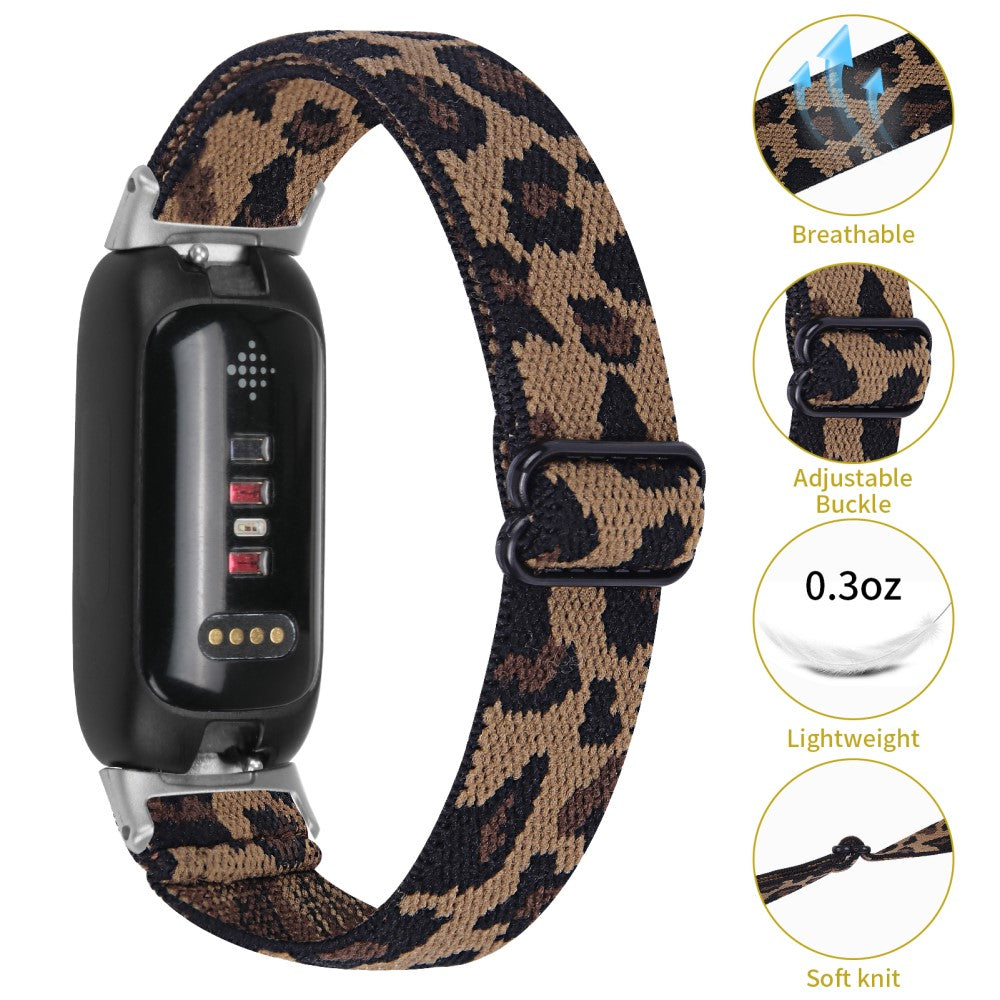 Skøn Nylon Rem passer til Fitbit Inspire 3 - Brun#serie_8