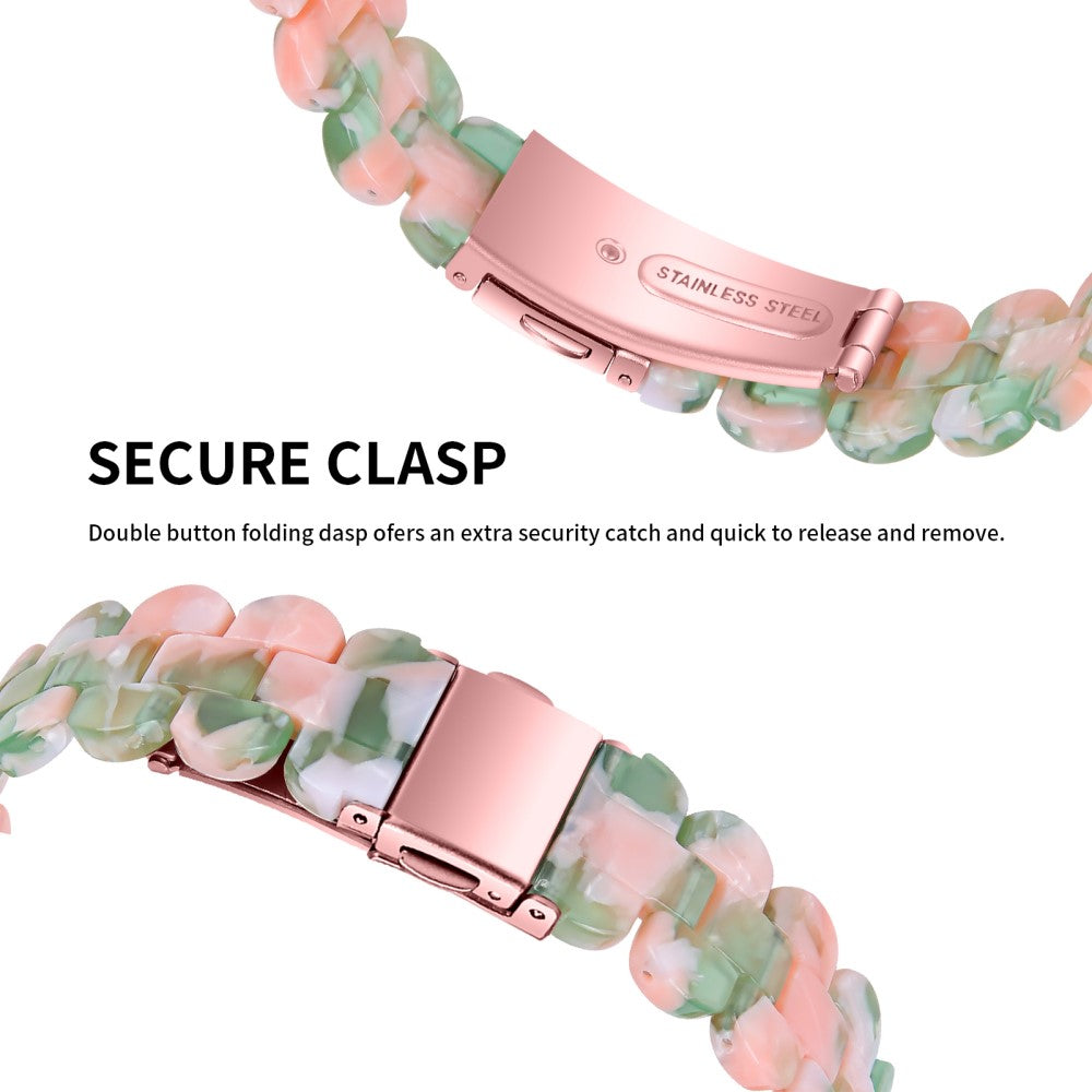 Vildt Sejt Metal Og Plastik Rem passer til Fitbit Inspire 3 - Pink#serie_6