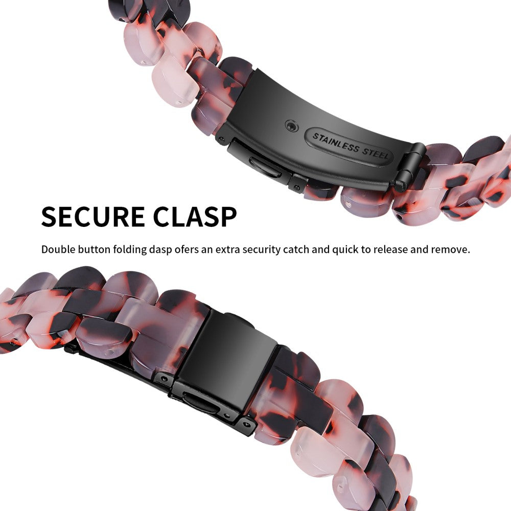 Vildt Sejt Metal Og Plastik Rem passer til Fitbit Inspire 3 - Pink#serie_7