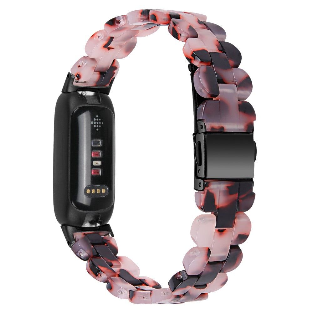 Vildt Sejt Metal Og Plastik Rem passer til Fitbit Inspire 3 - Pink#serie_7