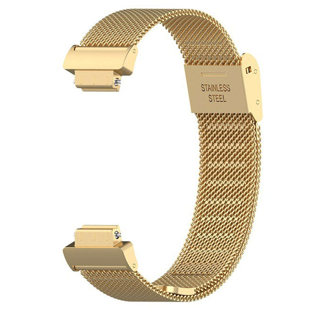 Helt Vildt Flot Metal Rem passer til Fitbit Inspire 3 - Guld#serie_2