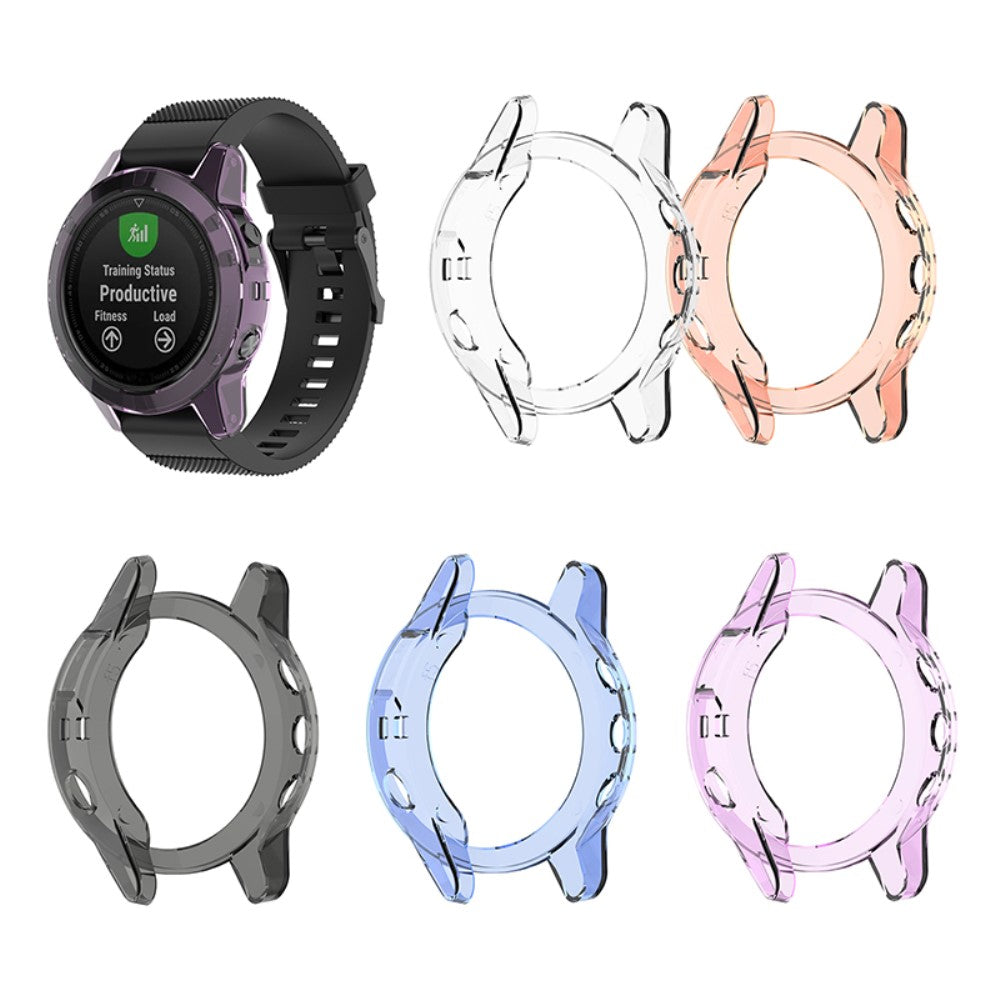 Meget Fint Silikone Cover til Garmin Fenix 5 / Garmin Fenix 5 Plus - Pink#serie_1