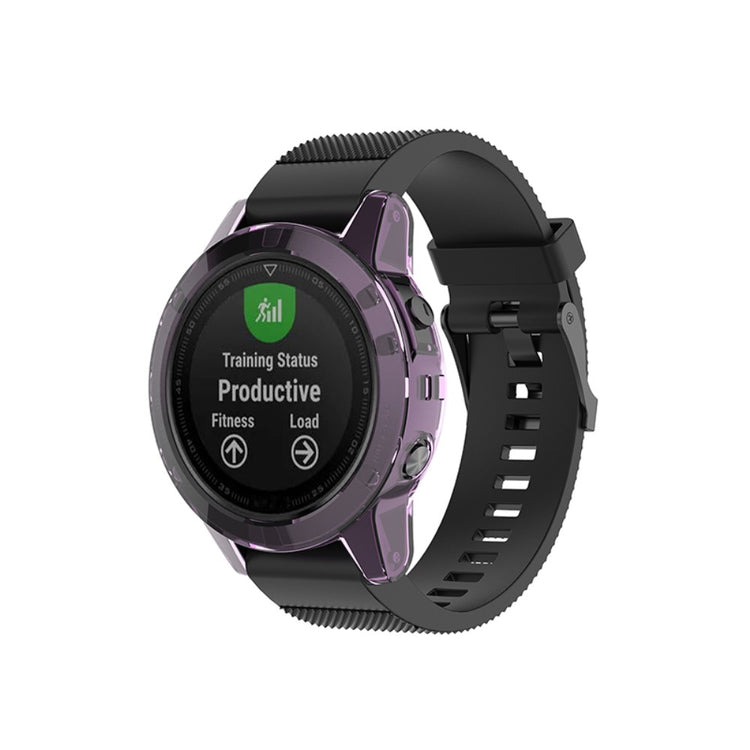 Meget Fint Silikone Cover til Garmin Fenix 5 / Garmin Fenix 5 Plus - Lilla#serie_5