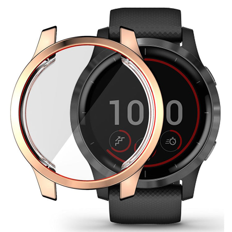 Rigtigt Godt Silikone Cover til Garmin Venu 2S / Garmin Vivoactive 4S - Guld#serie_3