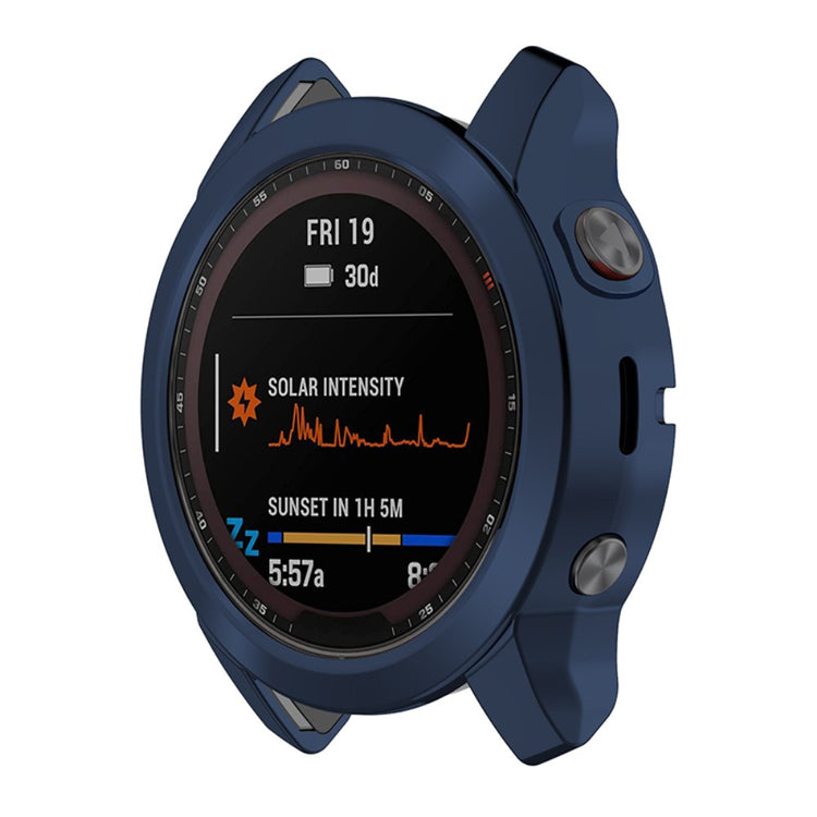 Vildt Godt Silikone Cover til Garmin Fenix 7S - Blå#serie_4