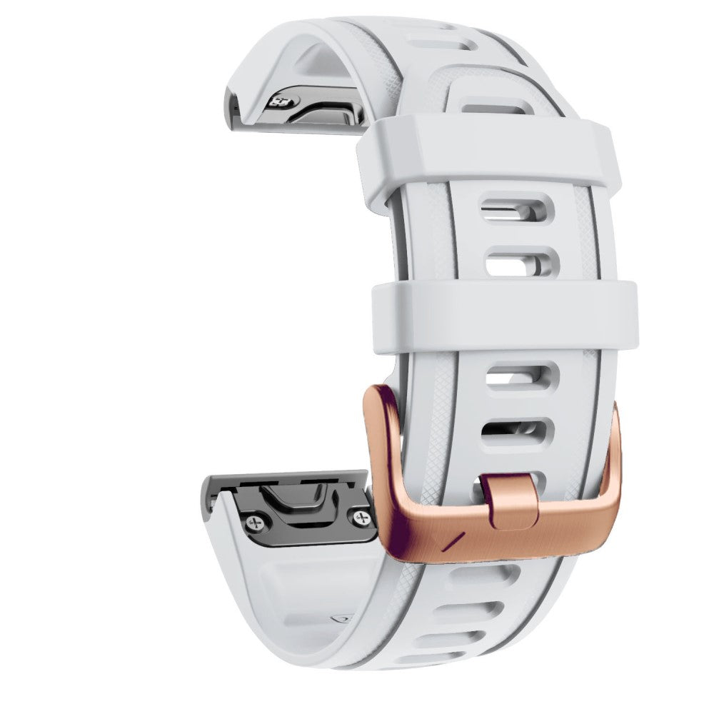 Meget Godt Silikone Universal Rem passer til Garmin Smartwatch - Hvid#serie_1
