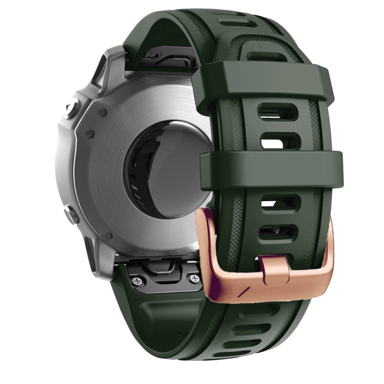 Meget Godt Silikone Universal Rem passer til Garmin Smartwatch - Grøn#serie_10