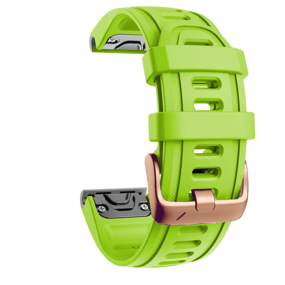 Meget Godt Silikone Universal Rem passer til Garmin Smartwatch - Grøn#serie_12