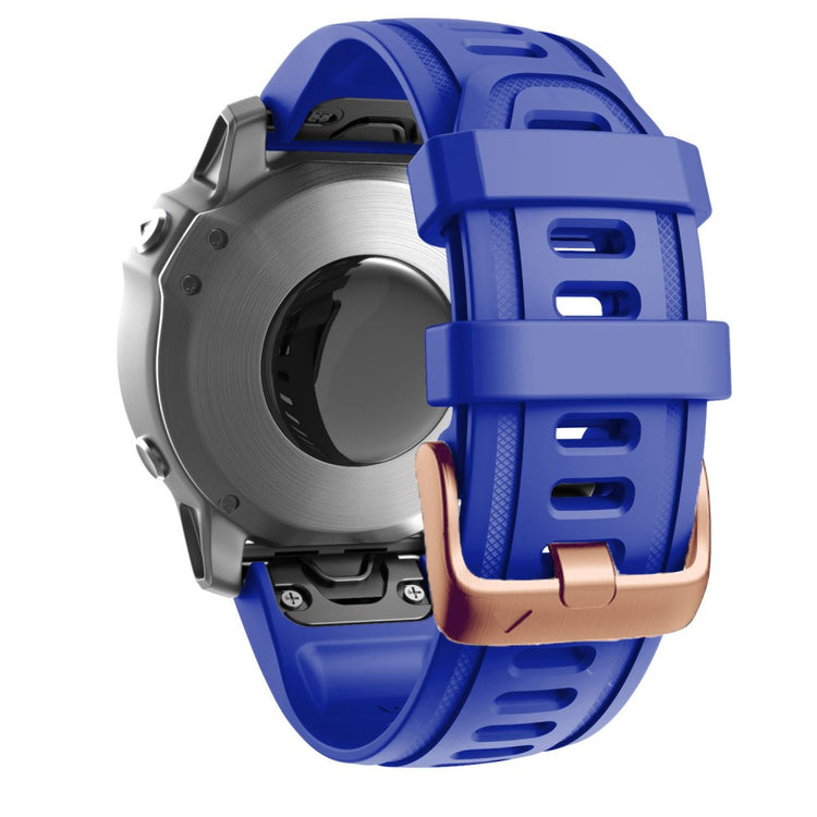 Meget Godt Silikone Universal Rem passer til Garmin Smartwatch - Blå#serie_2
