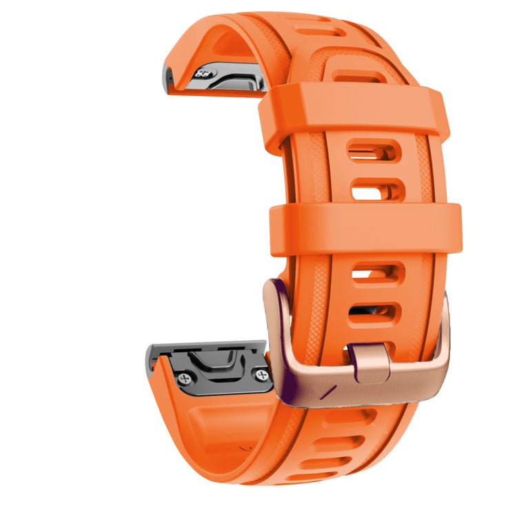 Meget Godt Silikone Universal Rem passer til Garmin Smartwatch - Orange#serie_4