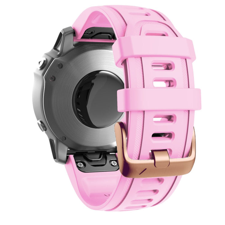 Meget Godt Silikone Universal Rem passer til Garmin Smartwatch - Pink#serie_5