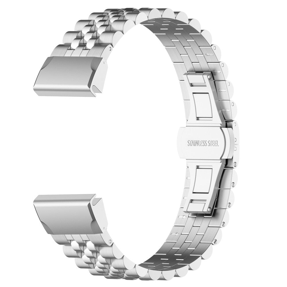 Meget Pænt Metal Universal Rem passer til Garmin Smartwatch - Sølv#serie_020