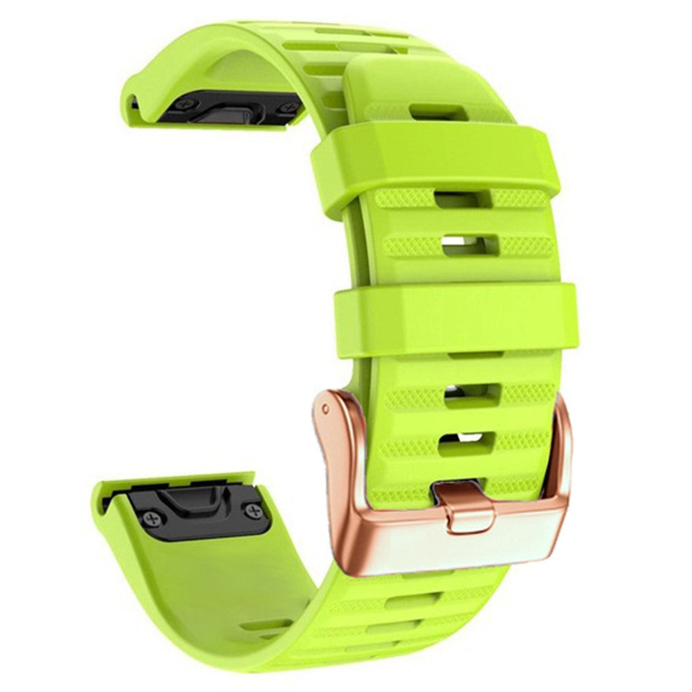 Vildt Pænt Metal Og Silikone Universal Rem passer til Smartwatch - Grøn#serie_5