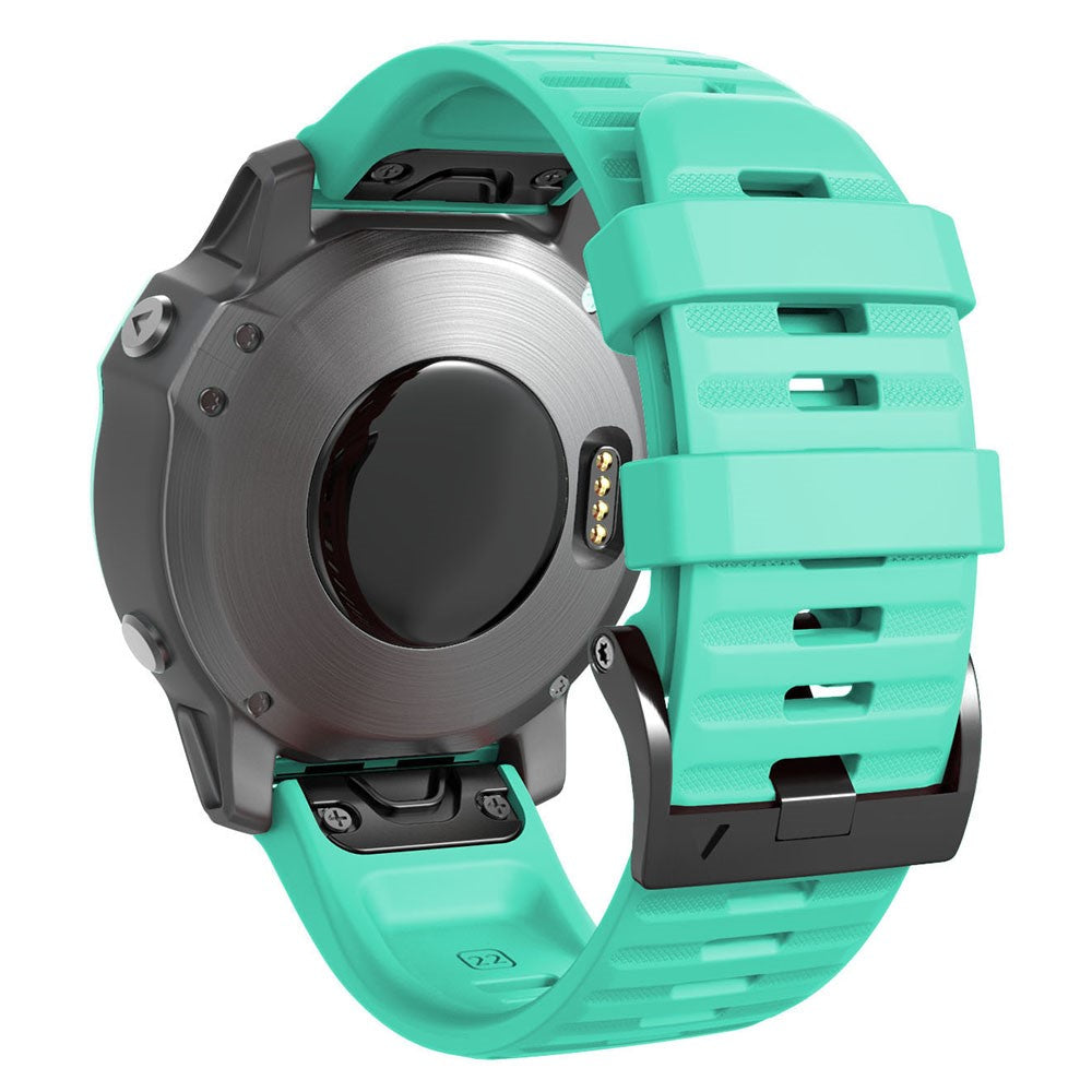Helt Vildt Godt Metal Og Silikone Universal Rem passer til Smartwatch - Grøn#serie_14