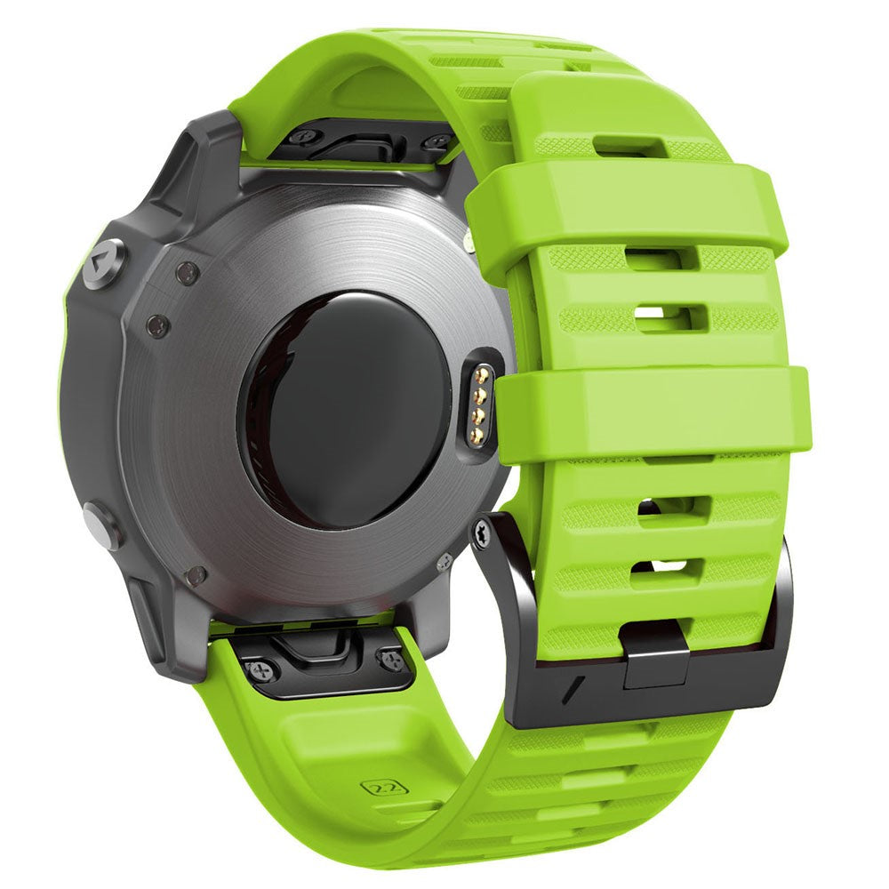 Helt Vildt Godt Metal Og Silikone Universal Rem passer til Smartwatch - Grøn#serie_4