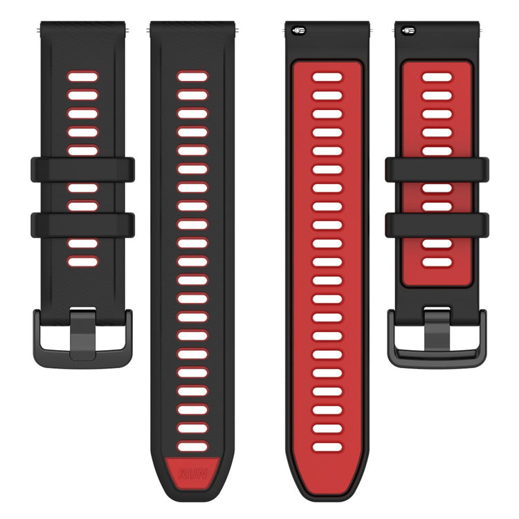 Super Nydelig Silikone Rem passer til Garmin Forerunner 265 - Rød#serie_7