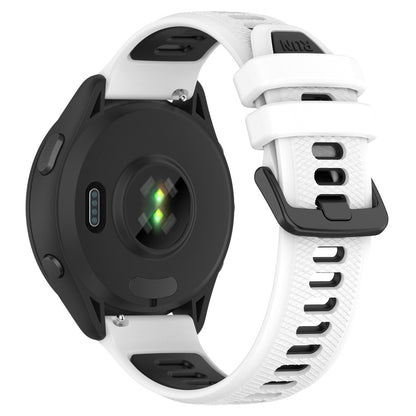 Mega Cool Silikone Rem passer til Garmin Forerunner 265S - Hvid#serie_4