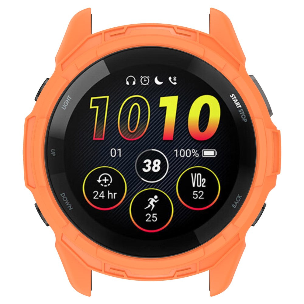 Beskyttende Silikone Bumper passer til Garmin Forerunner 265S - Orange#serie_1