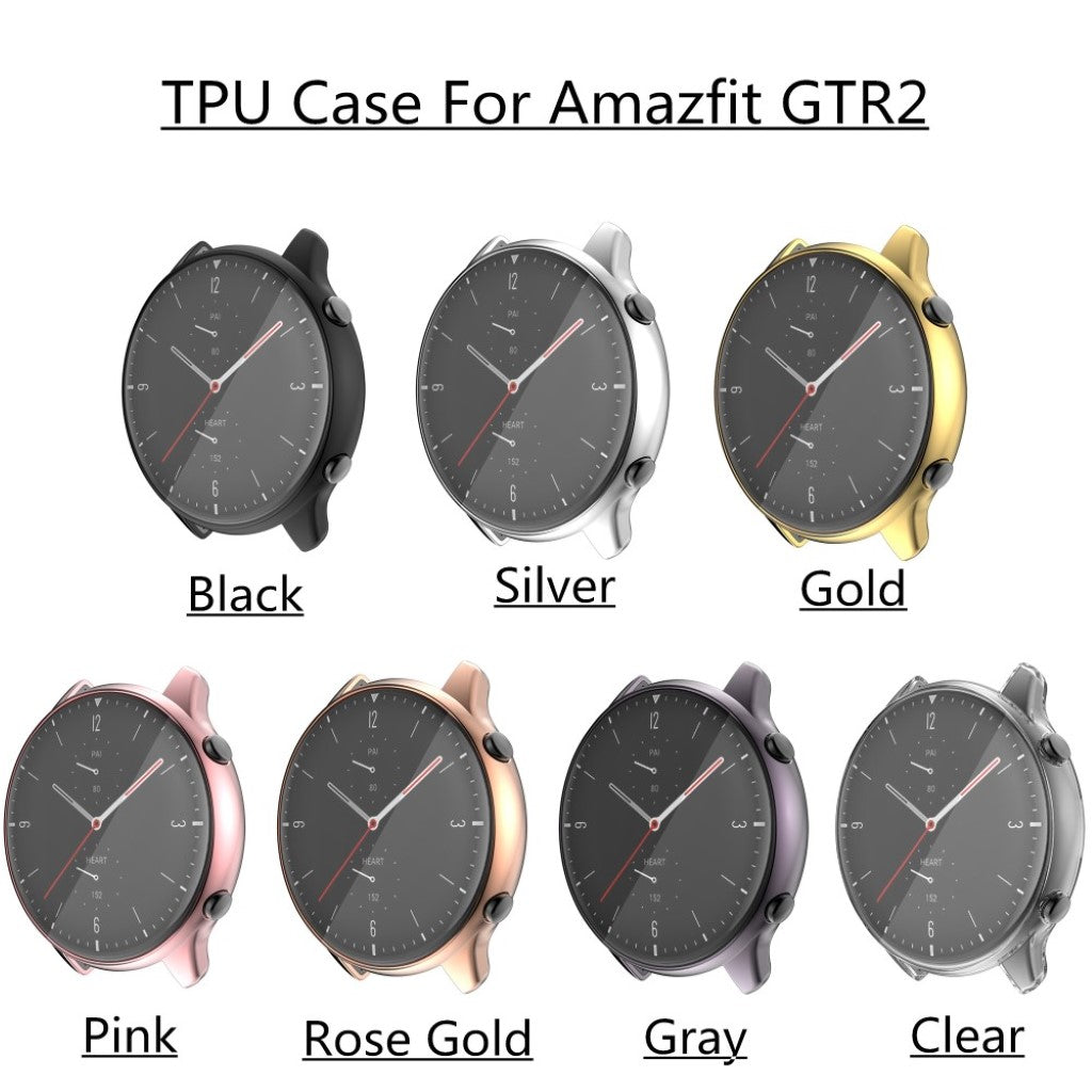 Flot Silikone Cover til Amazfit GTR 2 - Sølv#serie_3