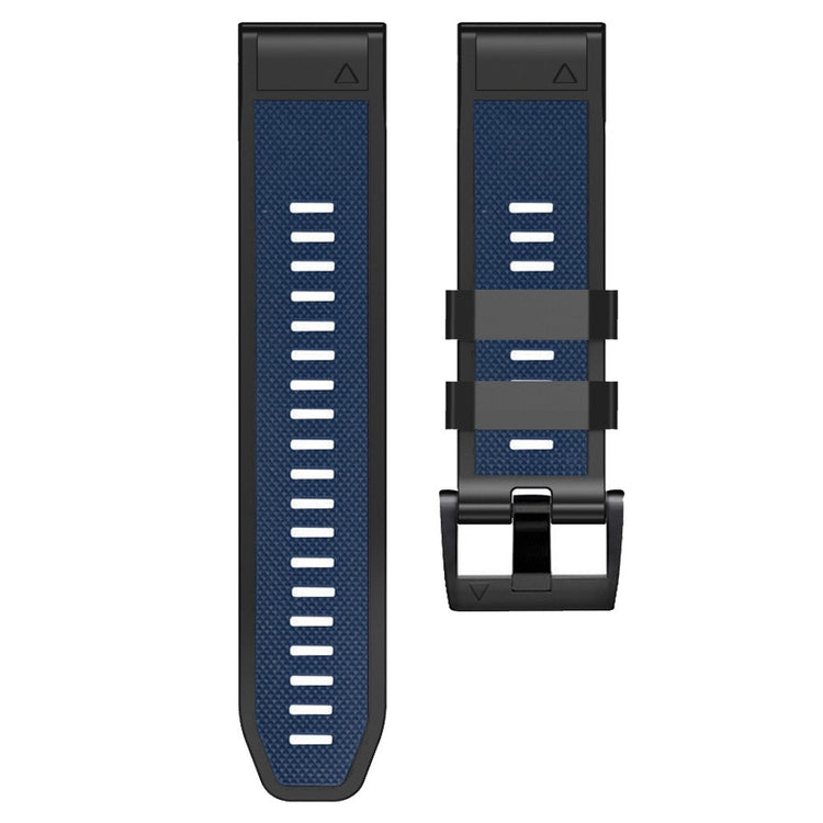 Rigtigt Nydelig Silikone Universal Rem passer til Smartwatch - Blå#serie_10