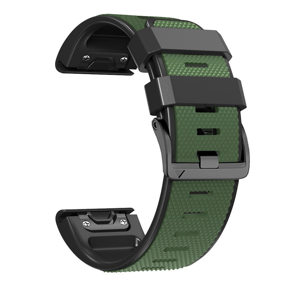 Rigtigt Nydelig Silikone Universal Rem passer til Smartwatch - Grøn#serie_8