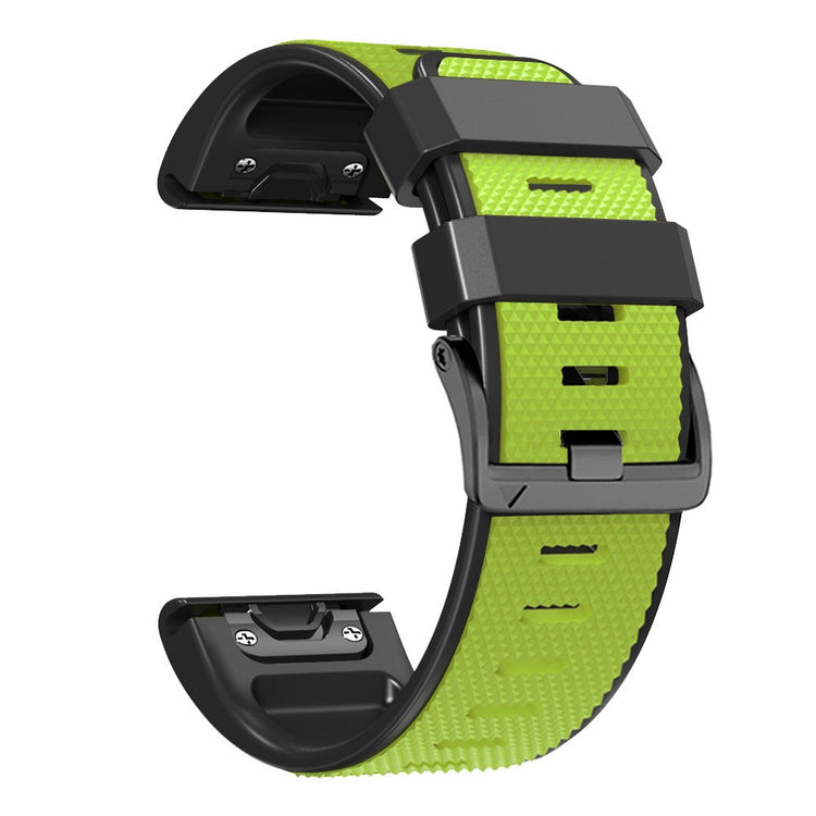 Rigtigt Nydelig Silikone Universal Rem passer til Smartwatch - Grøn#serie_9