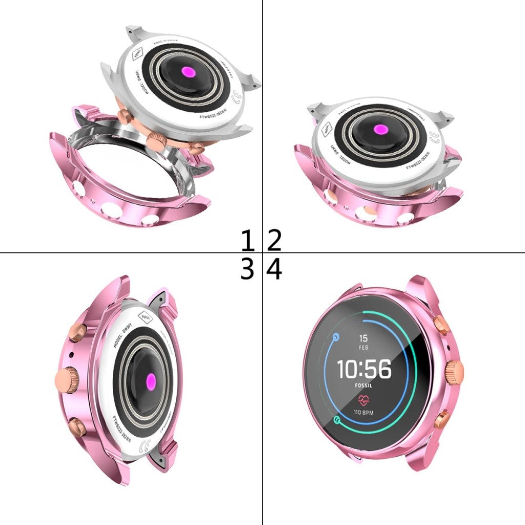 Rigtigt Godt Fossil Sport Women's (41mm) Silikone Cover - Pink#serie_1