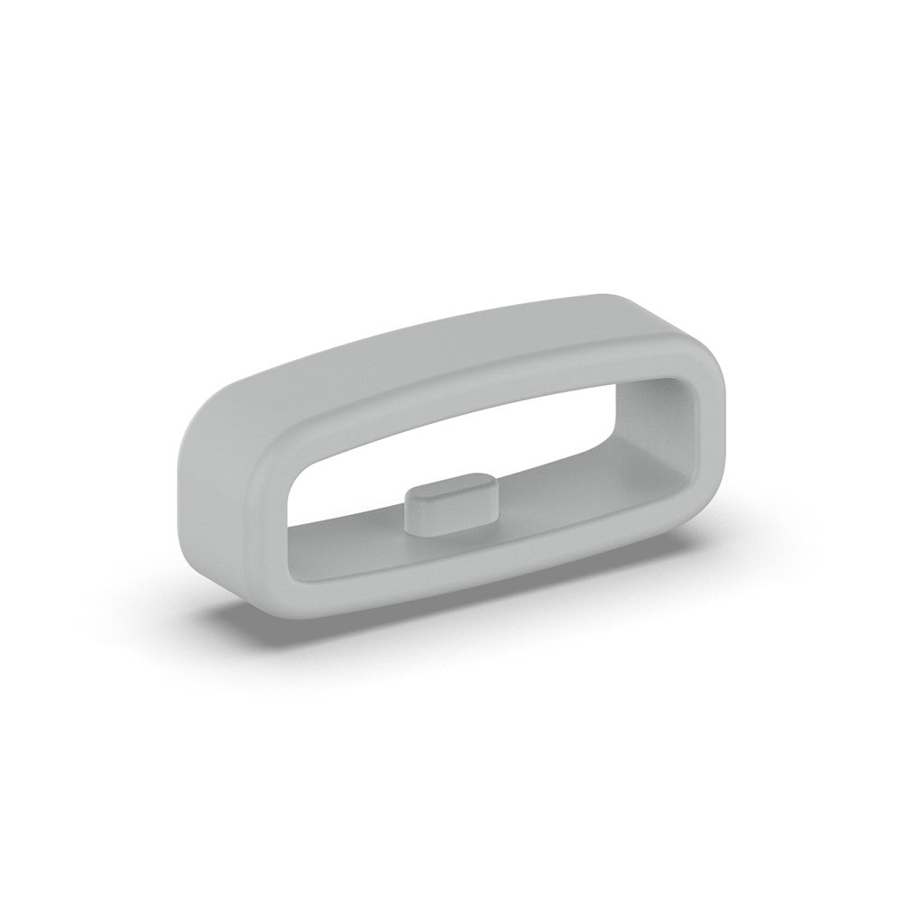 18mm Universal silicone strap loop - Starlight - Sølv#serie_4