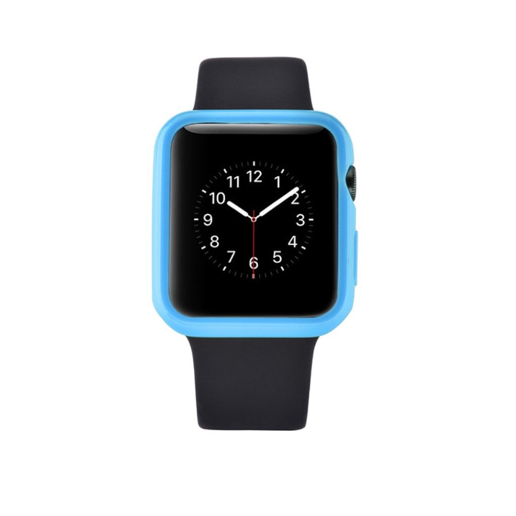 Skøn Apple Watch Series 1-3 38mm Plastik Rem - Blå#serie_2