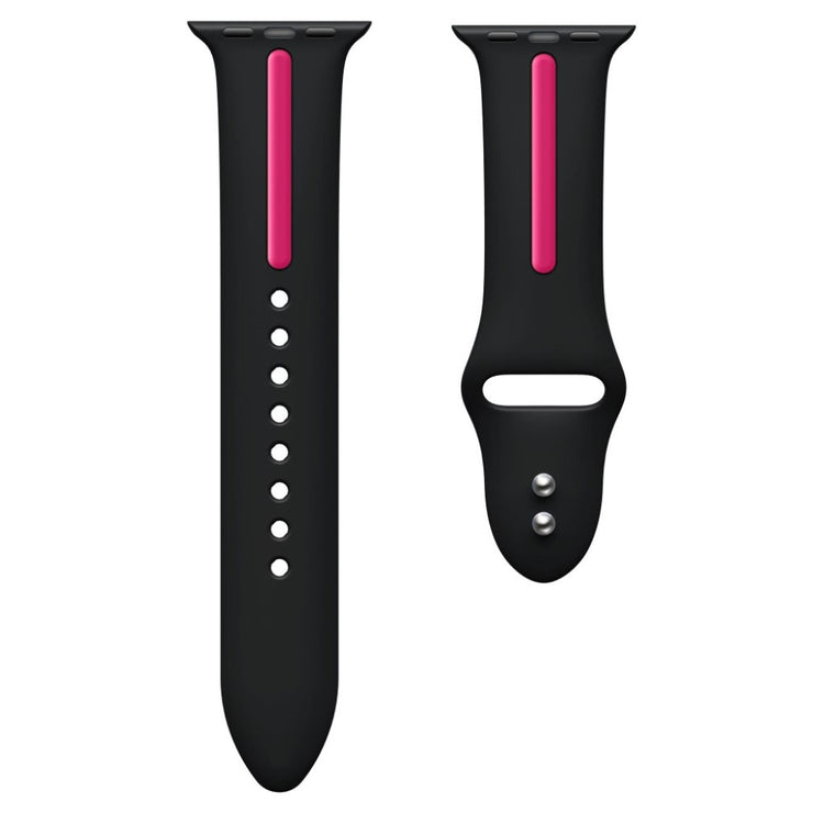 Fed Apple Watch Series 1-3 38mm Silikone Rem - Pink#serie_8