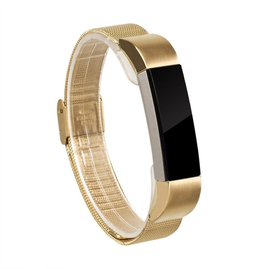 Mega pænt Fitbit Alta HR Metal Rem - Guld#serie_2