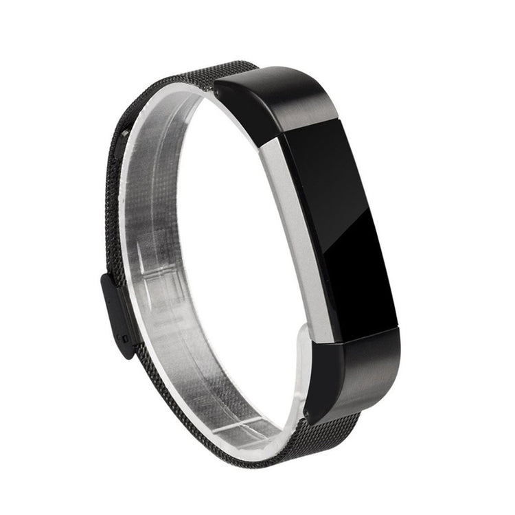 Mega pænt Fitbit Alta HR Metal Rem - Sort#serie_4