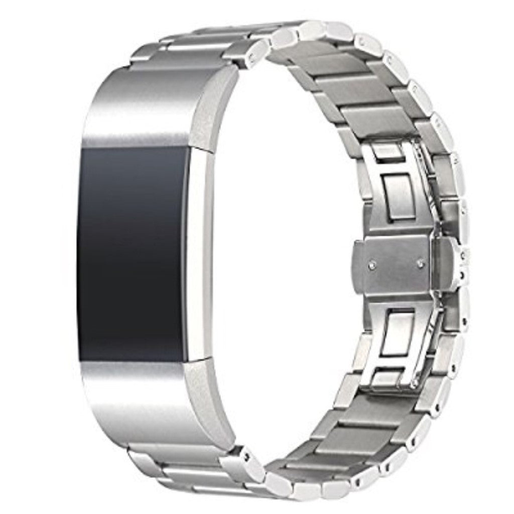 Meget pænt Fitbit Charge 2 Metal Rem - Sølv#serie_2