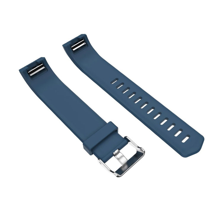Blå Fitbit Charge 2 Silikone Urrem#serie_13