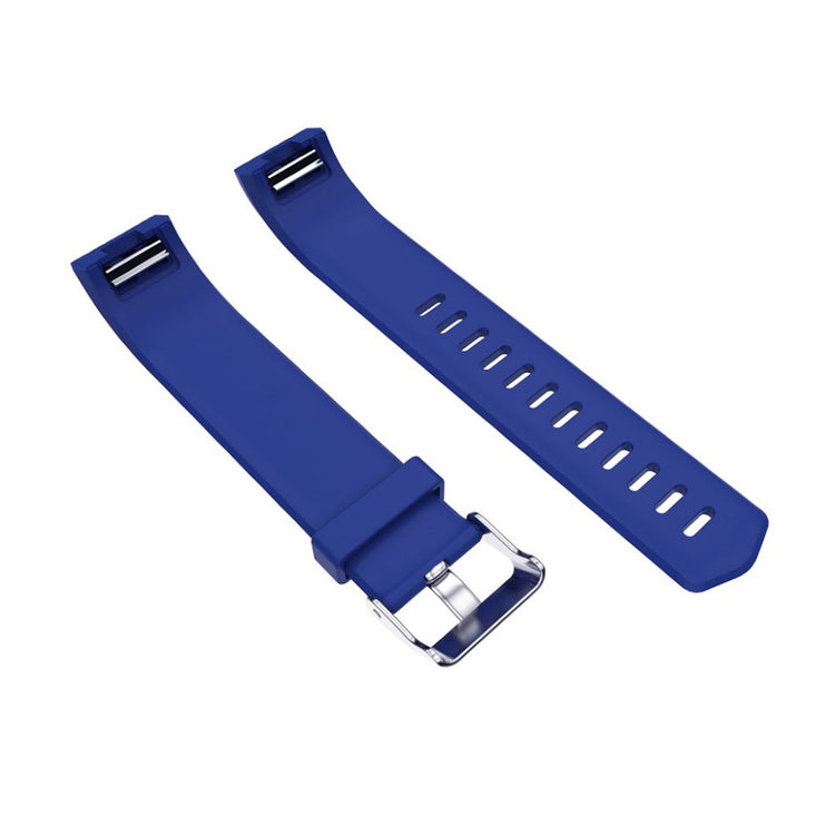 Meget elegant Fitbit Charge 2 Silikone Rem - Størrelse: S - Blå#serie_14