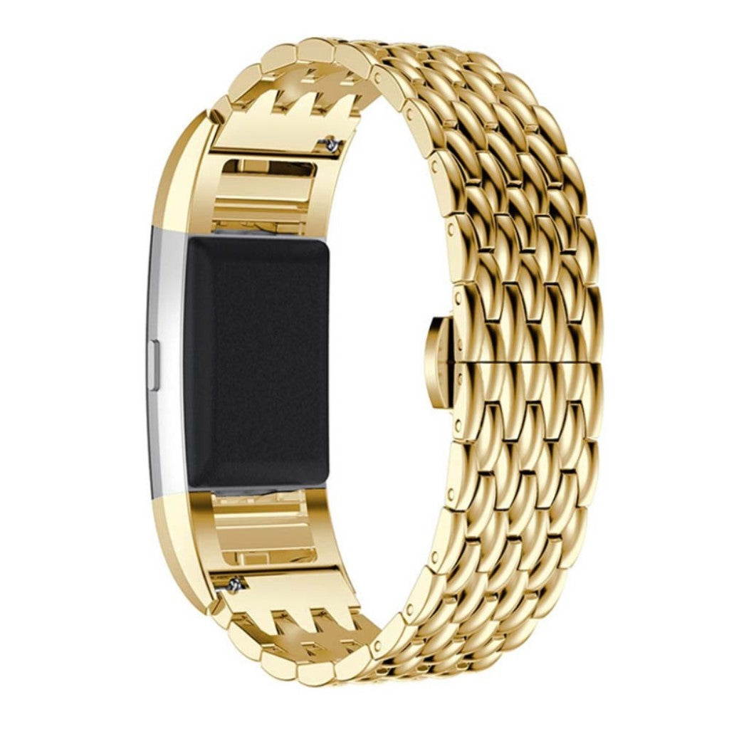 Rigtigt pænt Fitbit Charge 2 Metal Rem - Guld#serie_1