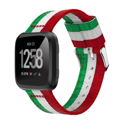 Nydelig Fitbit Versa Nylon Rem - Flerfarvet#serie_2