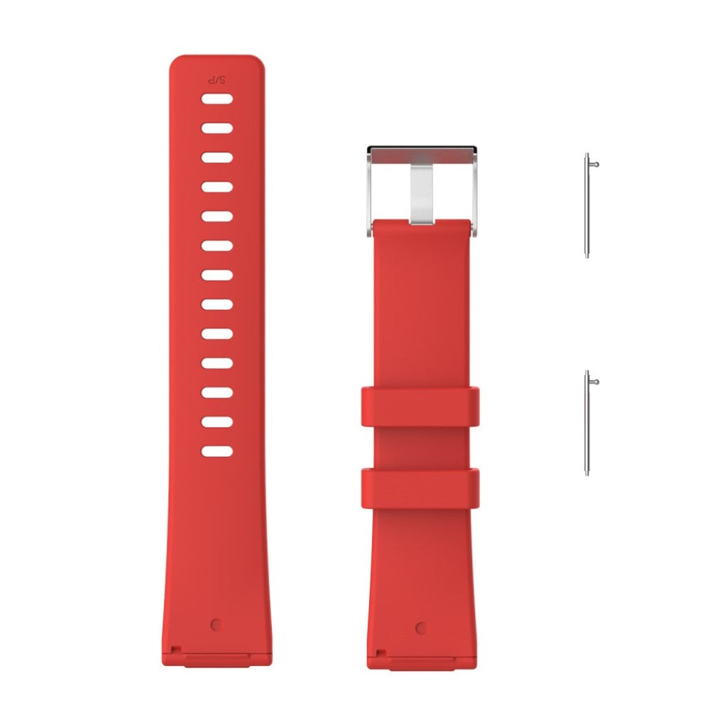 Helt vildt rart Fitbit Versa Plastik Rem - Rød#serie_10
