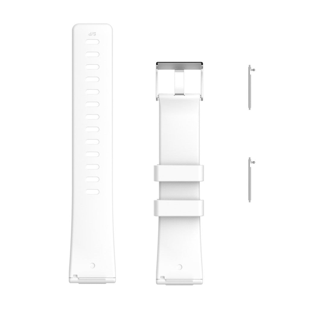 Helt vildt rart Fitbit Versa Plastik Rem - Hvid#serie_12