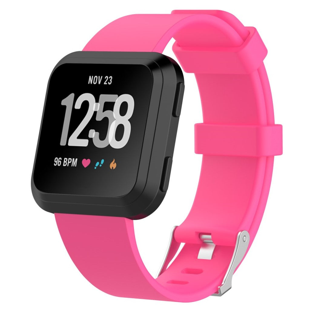 Helt vildt rart Fitbit Versa Plastik Rem - Pink#serie_9