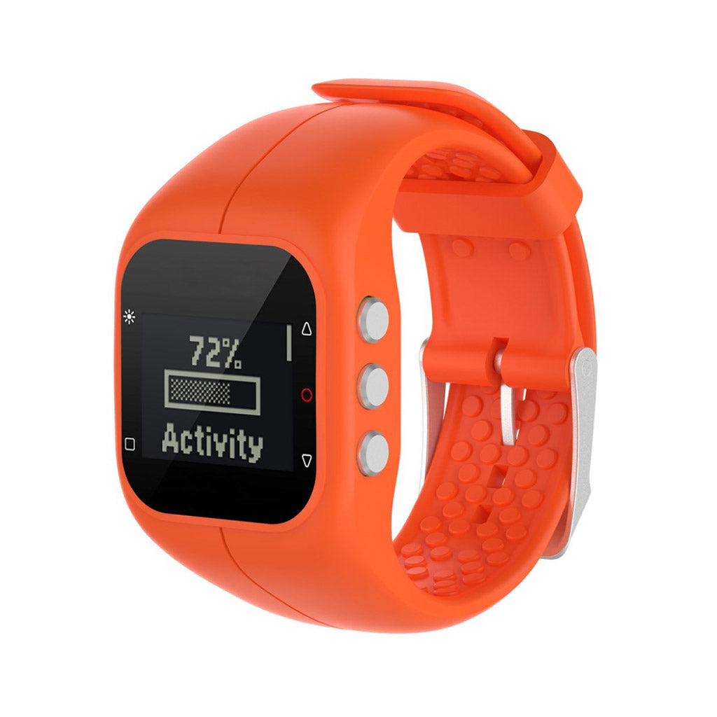 Helt vildt sejt Polar A300 Silikone Rem - Orange#serie_10