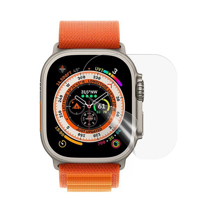 Apple Watch Ultra Silikone  HD Skærmbeskytter - Gennemsigtig#serie_651